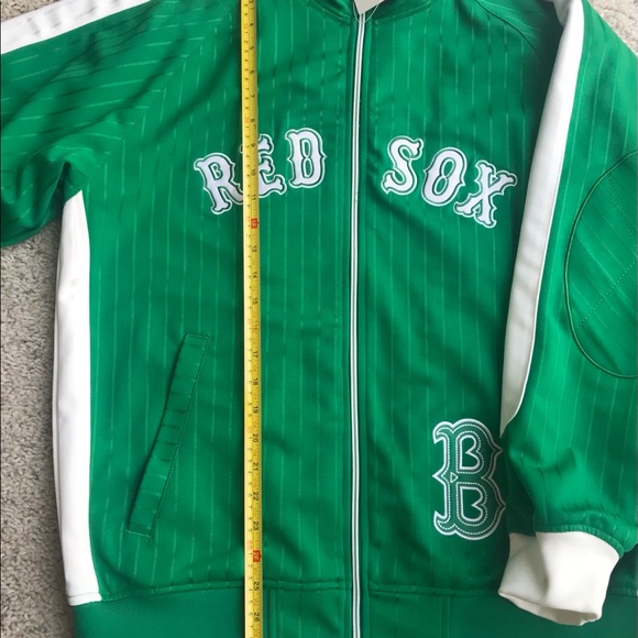 Mitchell & Ness Boston Red Sox Green Jacket Rare M - Picture 12 of 16